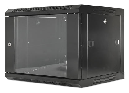 19" Wallmount Cabinet, 6U, 450 mm (17.7 in.) Depth, Black Image 1