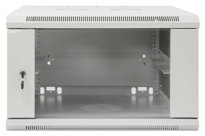 19" Wallmount Cabinet, 6U, 600 mm (23.6 in.) Depth, Gray Image 3