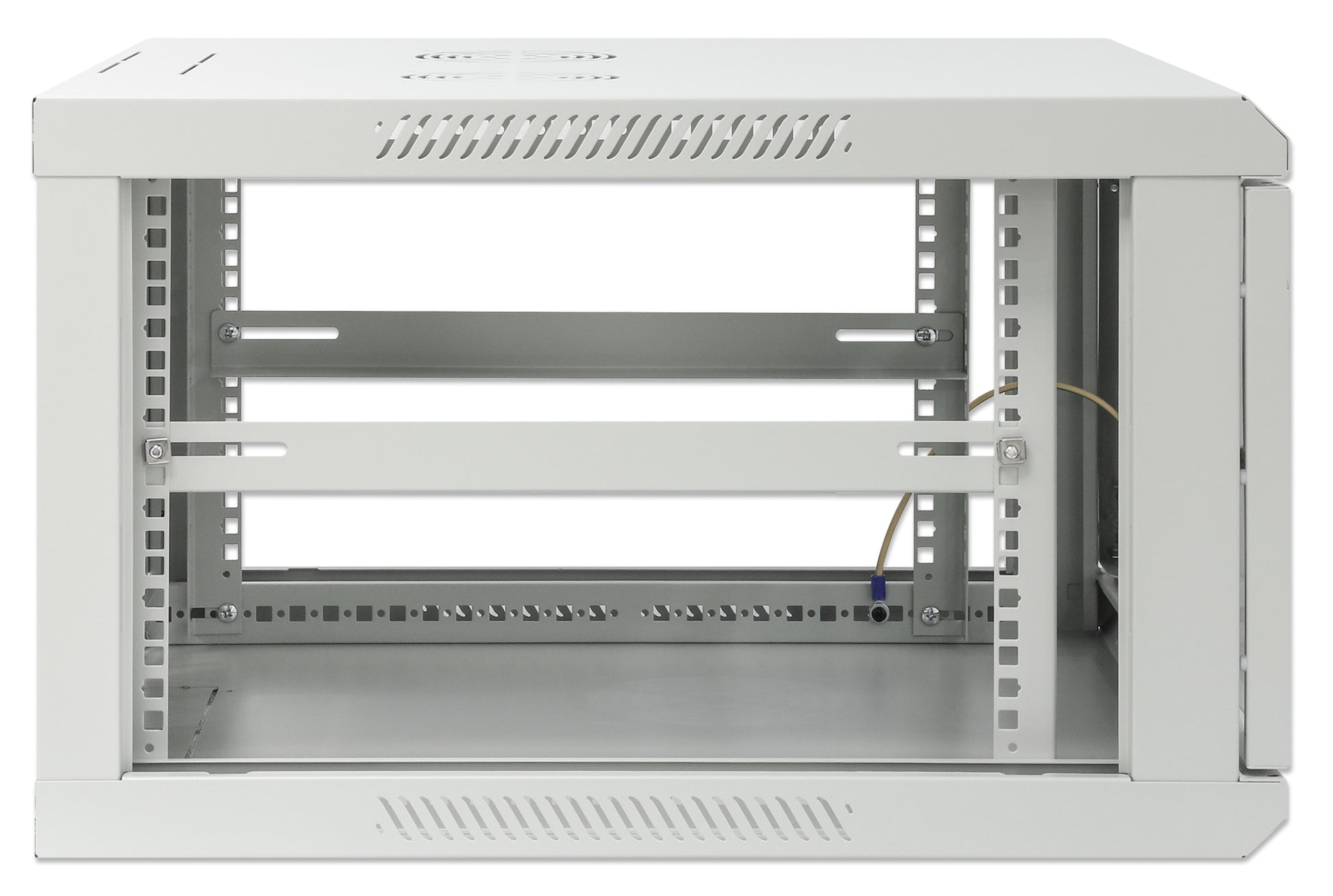 19" Wallmount Cabinet, 6U, 600 mm (23.6 in.) Depth, Gray Image 6