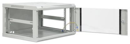 19" Wallmount Cabinet, 6U, 600 mm (23.6 in.) Depth, Gray Image 8