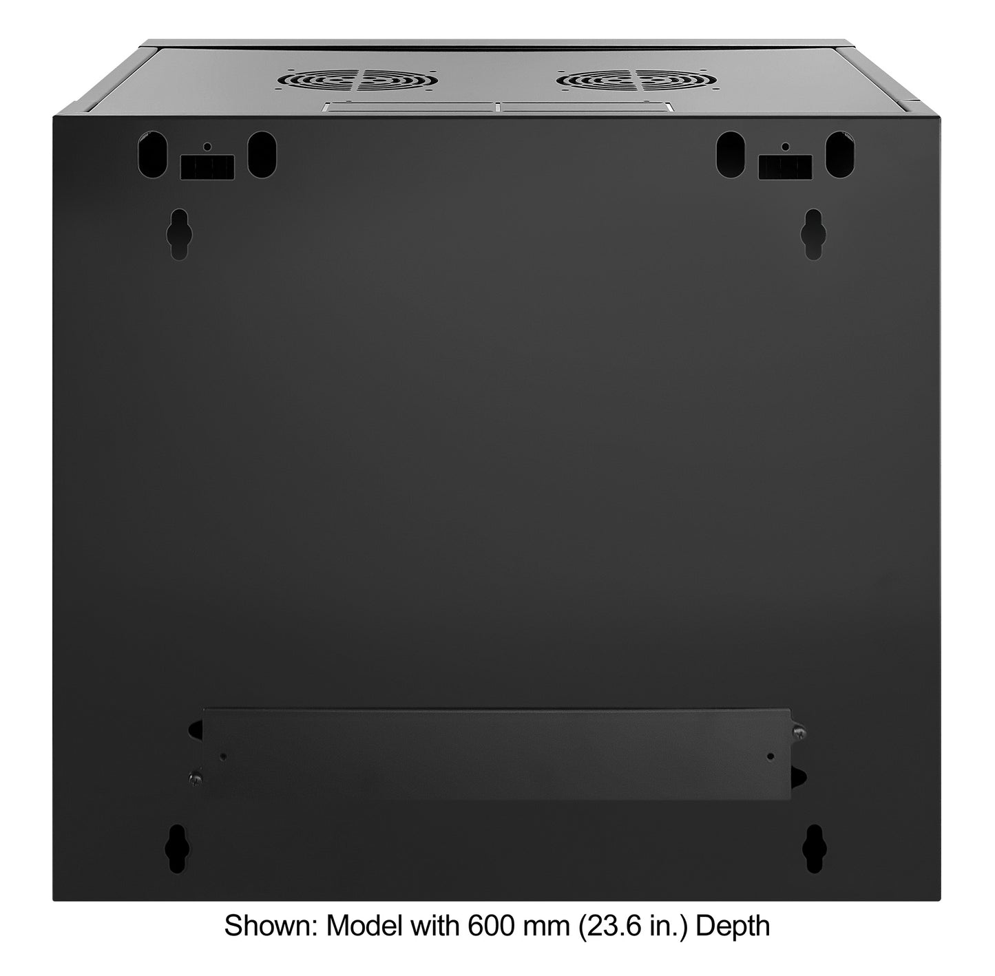 19" Wallmount Cabinet, 9U, 450 mm (17.7 in.) Depth, Black Image 4