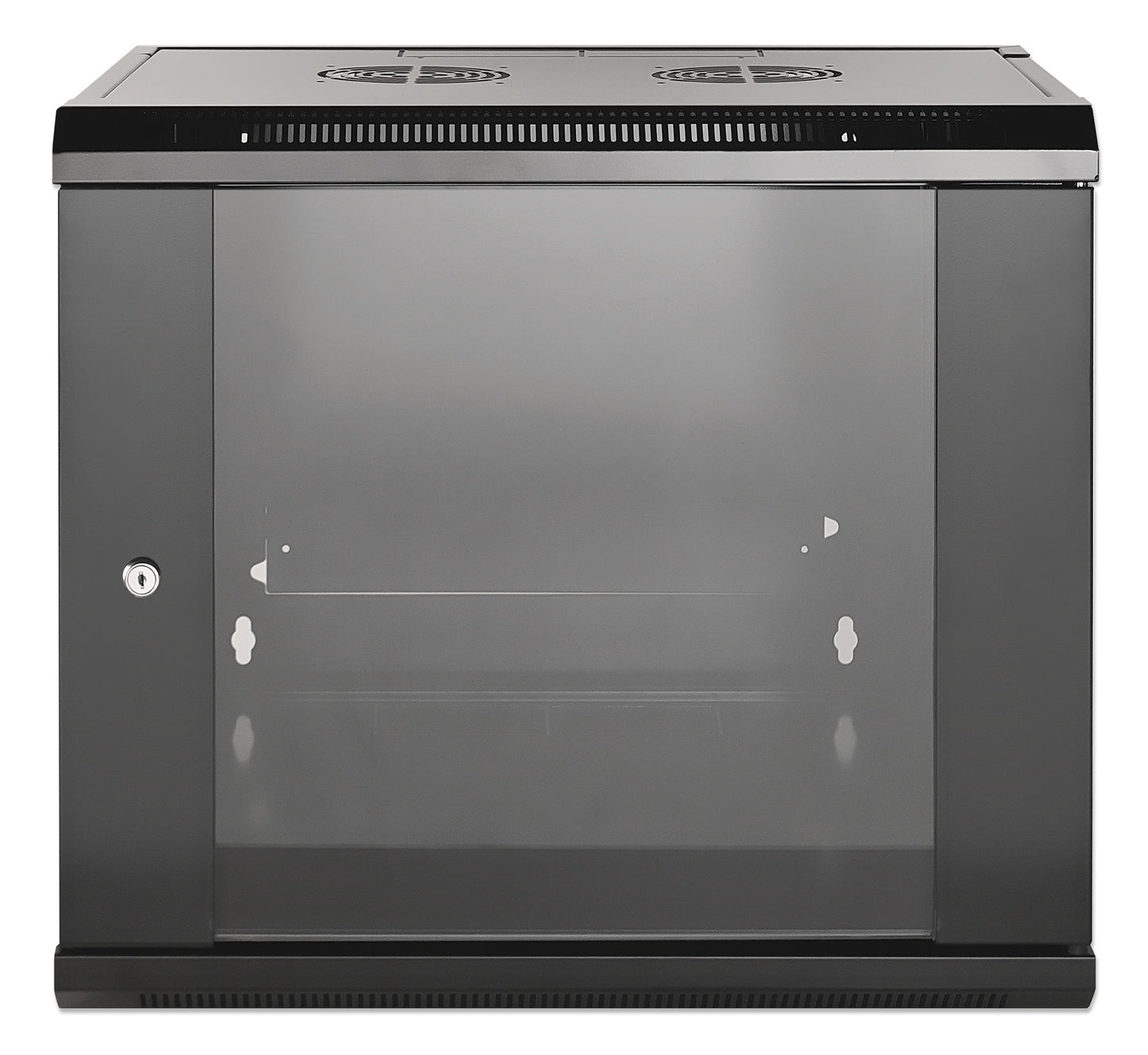 9U 19" Wall Mount Network Cabinet, Standard Line, 600 mm (23.6 in.) Depth, Black Image 3
