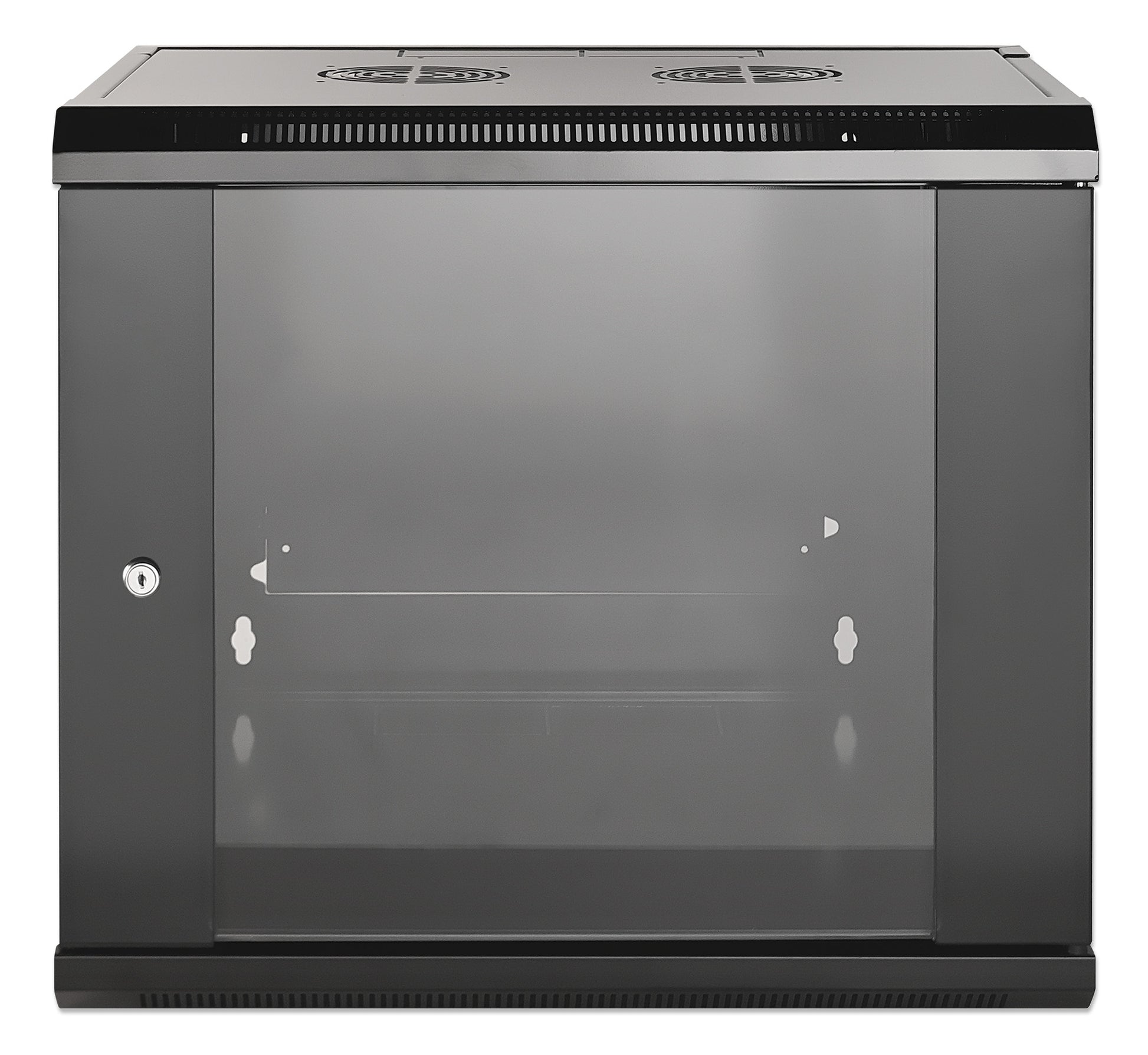 9U 19" Wall Mount Network Cabinet, Standard Line, 600 mm (23.6 in.) Depth, Black Image 3