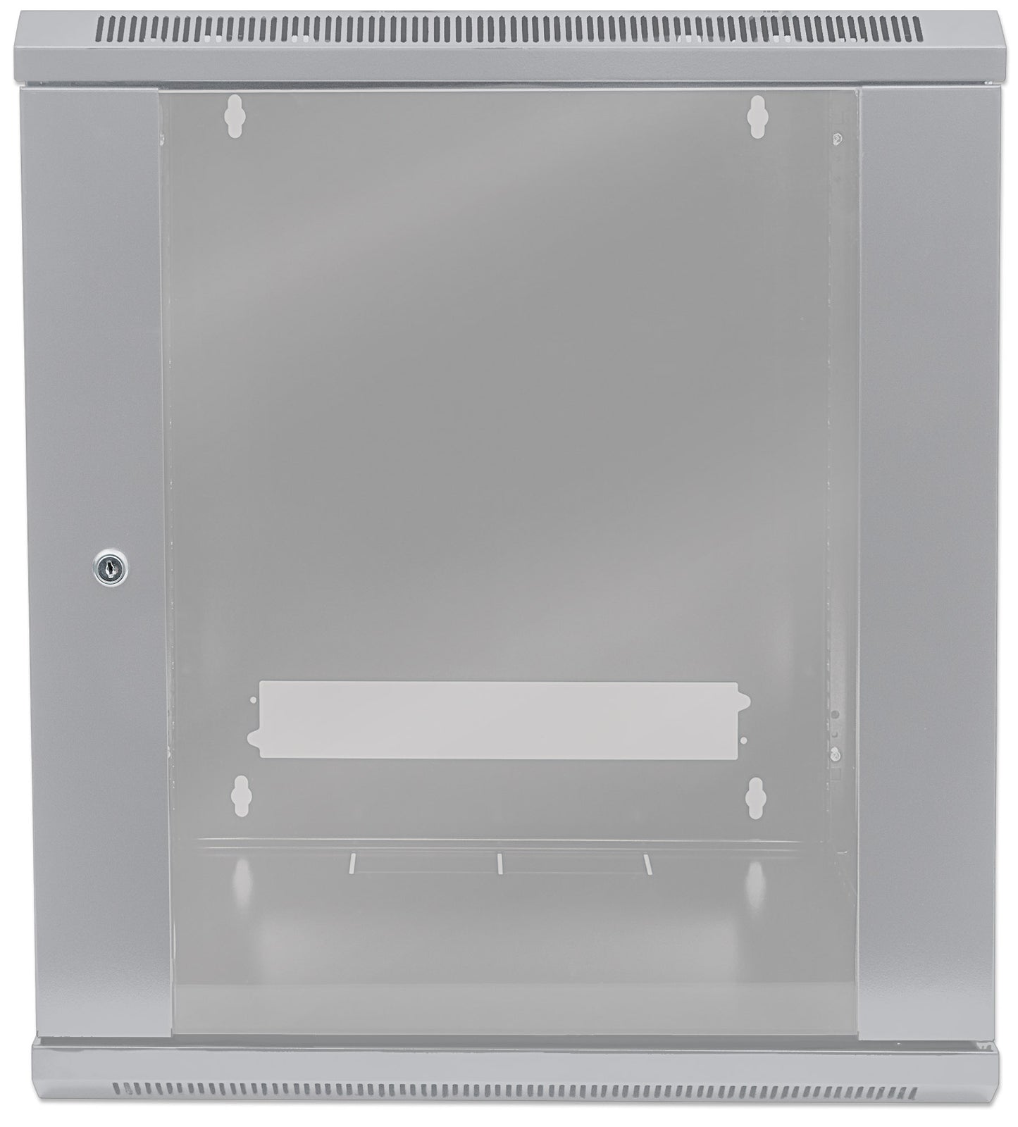 9U 19" Wall Mount Network Cabinet, Standard Line, 600 mm (23.6 in.) Depth, Gray Image 4