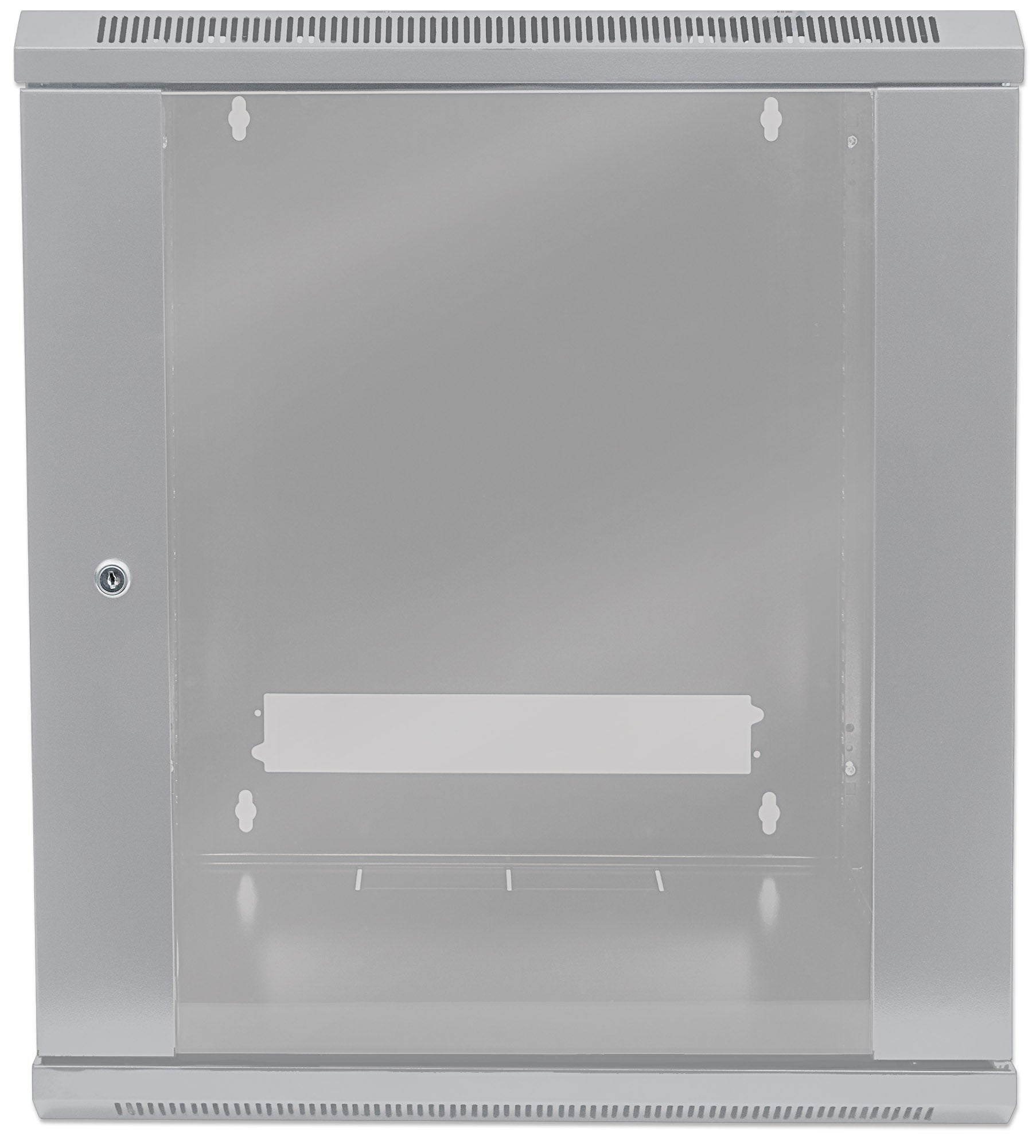 9U 19" Wall Mount Network Cabinet, Standard Line, 600 mm (23.6 in.) Depth, Gray Image 4