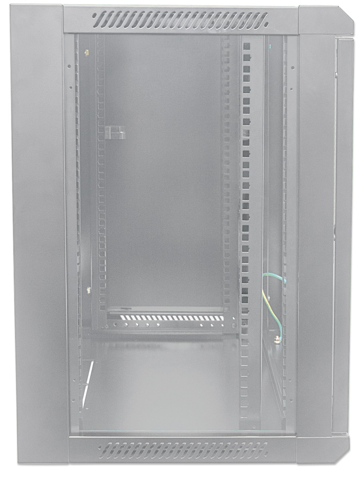 9U 19" Wall Mount Network Cabinet, Standard Line, 600 mm (23.6 in.) Depth, Gray Image 5