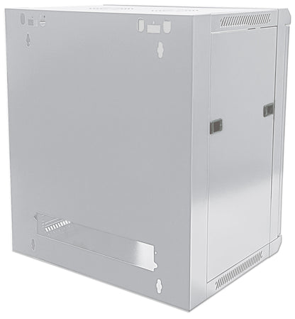 9U 19" Wall Mount Network Cabinet, Standard Line, 600 mm (23.6 in.) Depth, Gray Image 6