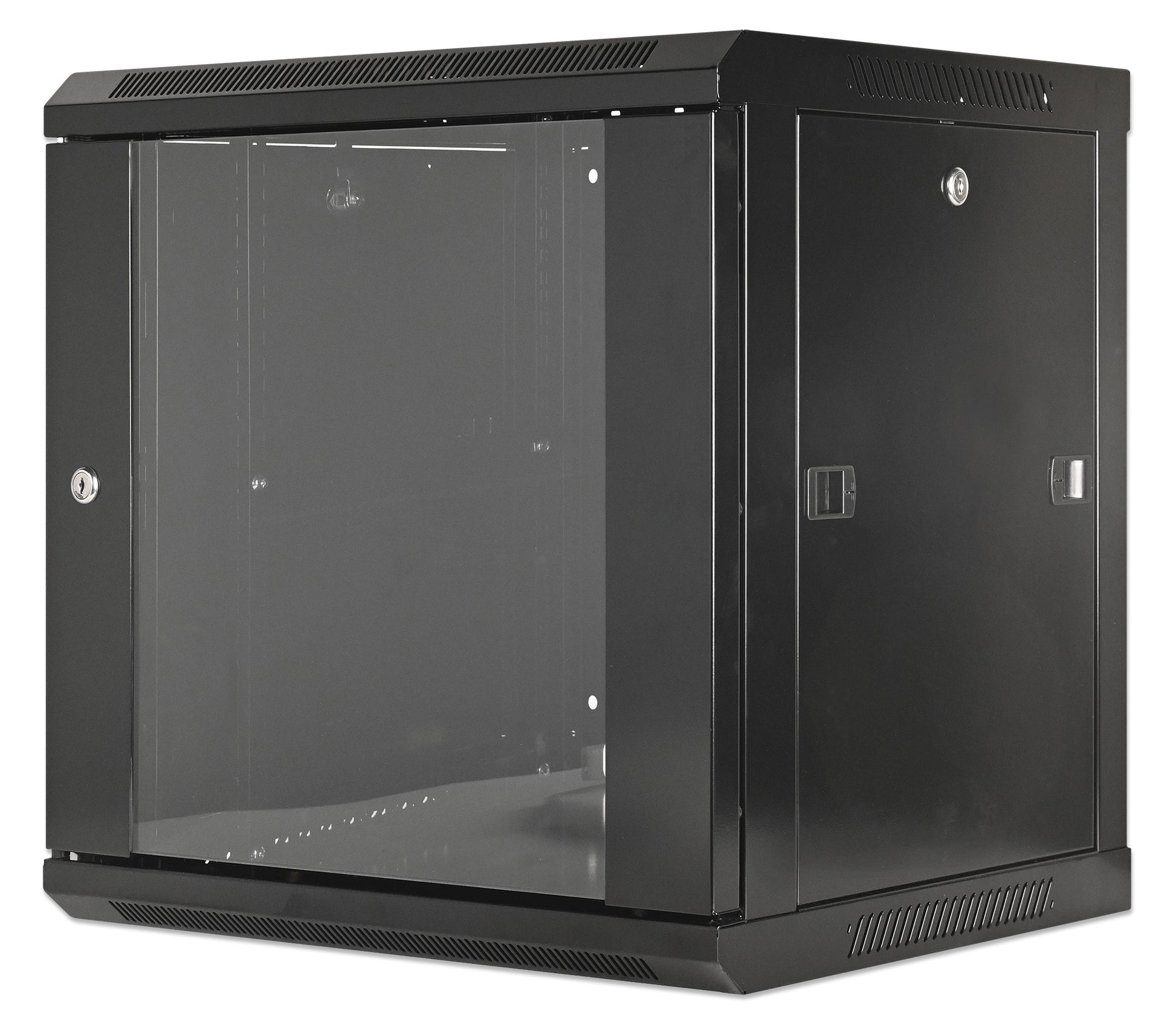 19" Wallmount Cabinet, 9U, 450 mm (17.7 in.) Depth, Black Image 1