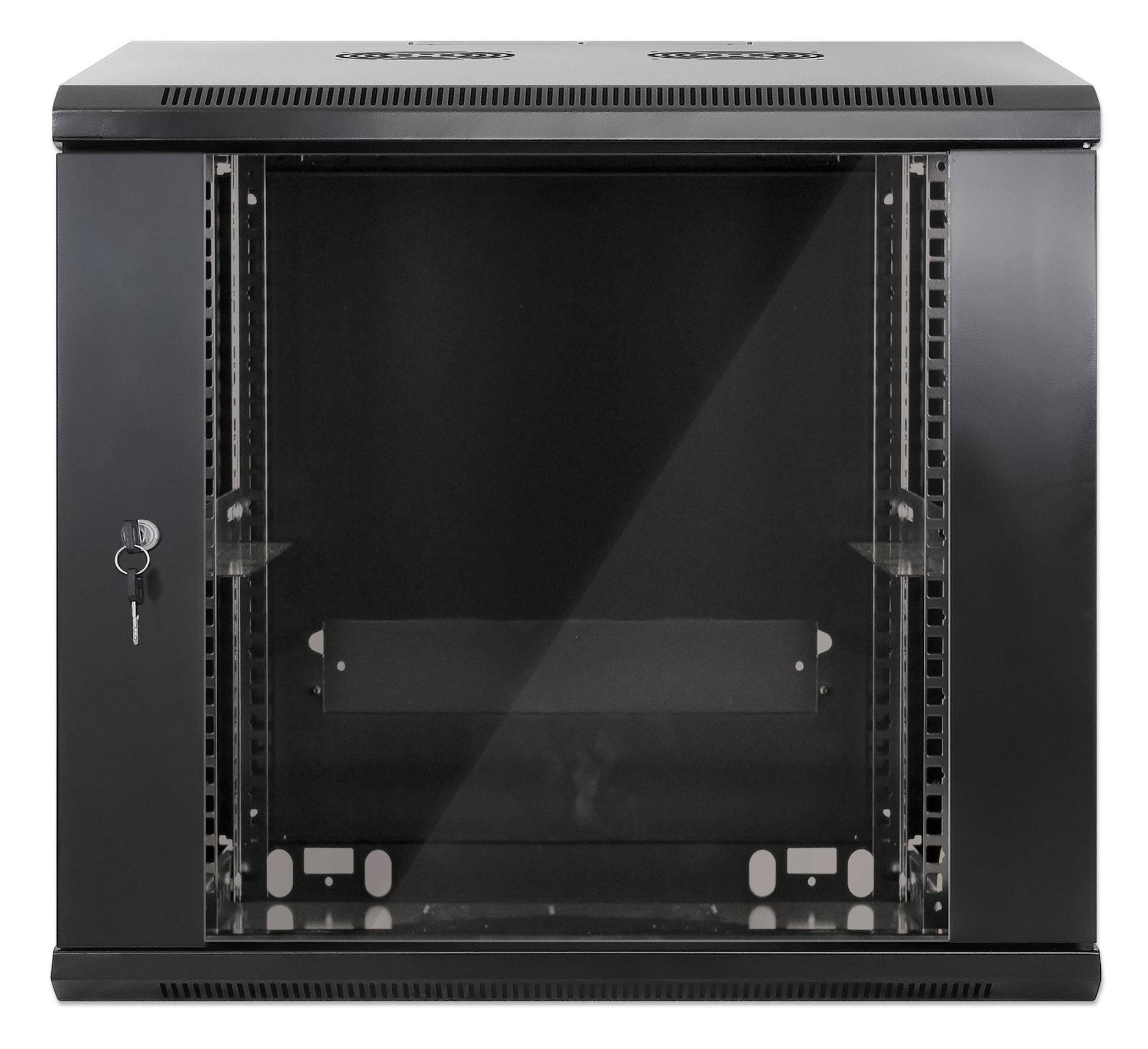 19" Wallmount Cabinet, 9U, 450 mm (17.7 in.) Depth, Black Image 3