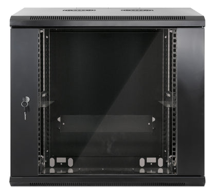 19" Wallmount Cabinet, 9U, 450 mm (17.7 in.) Depth, Black Image 3