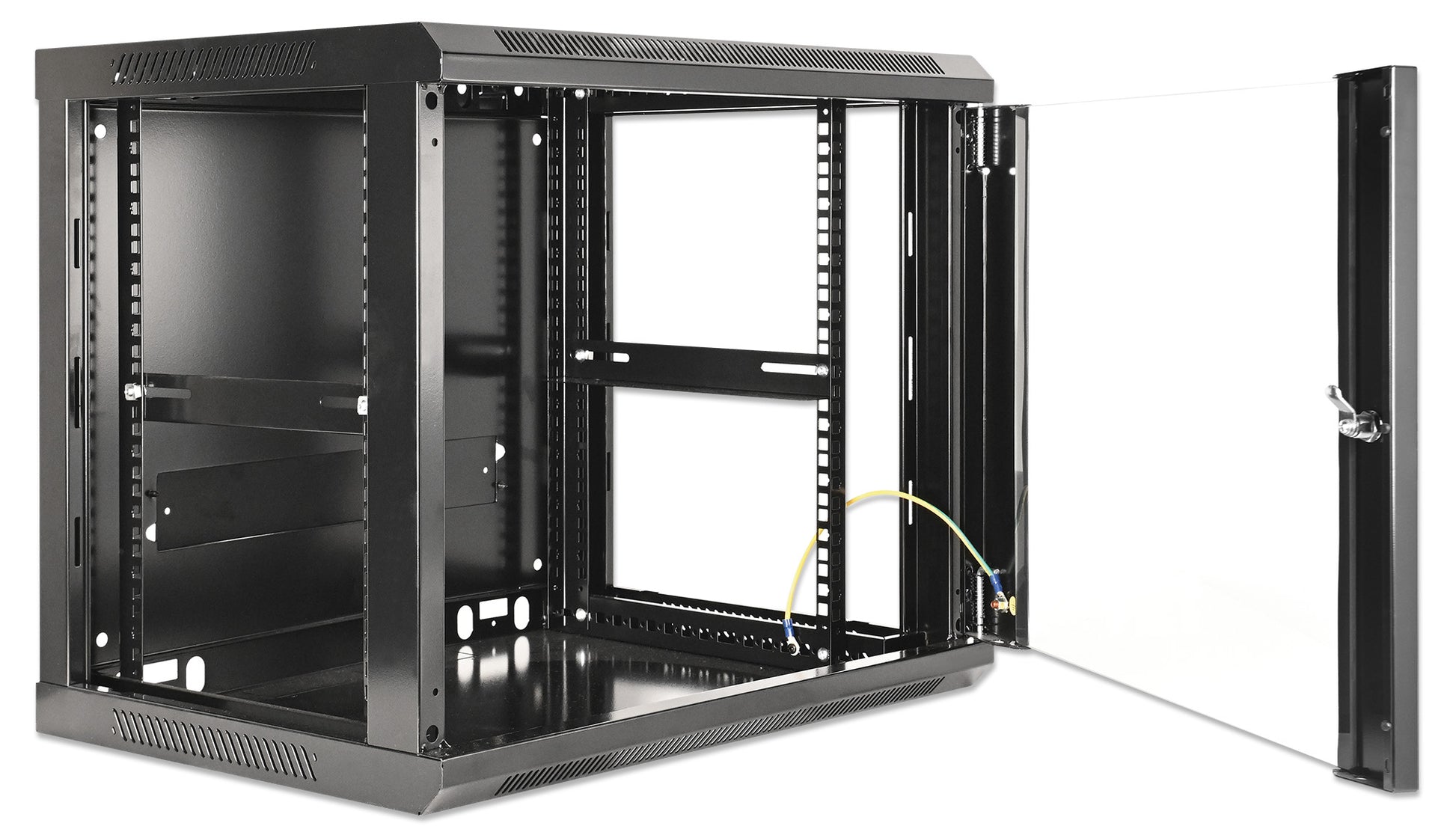 19" Wallmount Cabinet, 9U, 450 mm (17.7 in.) Depth, Black Image 5