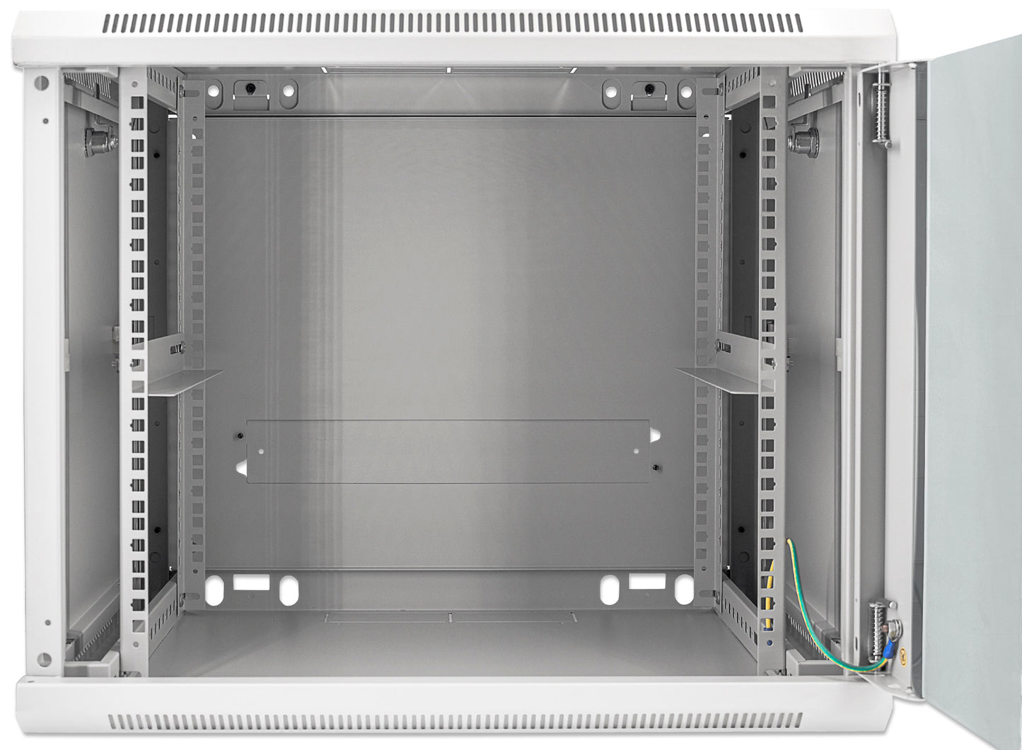 19" Wallmount Cabinet, 9U, 600 mm (23.6 in.) Depth, Gray Image 6