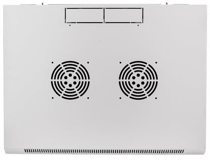 19" Wallmount Cabinet, 9U, 600 mm (23.6 in.) Depth, Gray Image 7