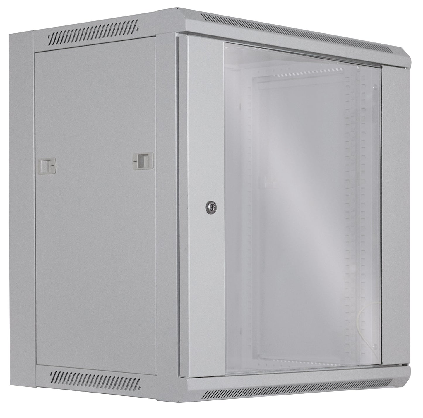 19" Wallmount Cabinet, 12U, 450 mm (17.7 in.) Depth, Gray Image 3