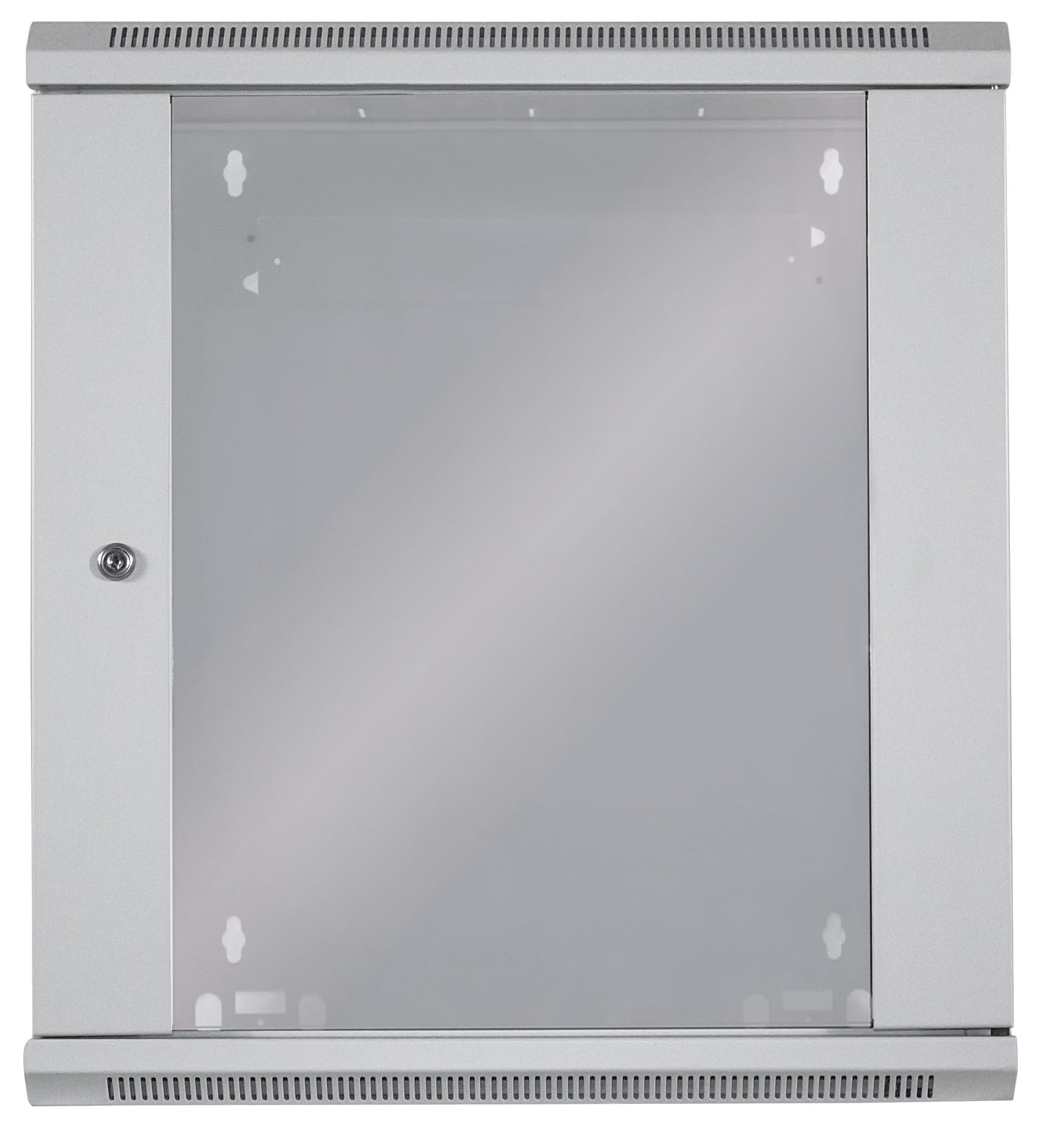 19" Wallmount Cabinet, 12U, 450 mm (17.7 in.) Depth, Gray Image 4