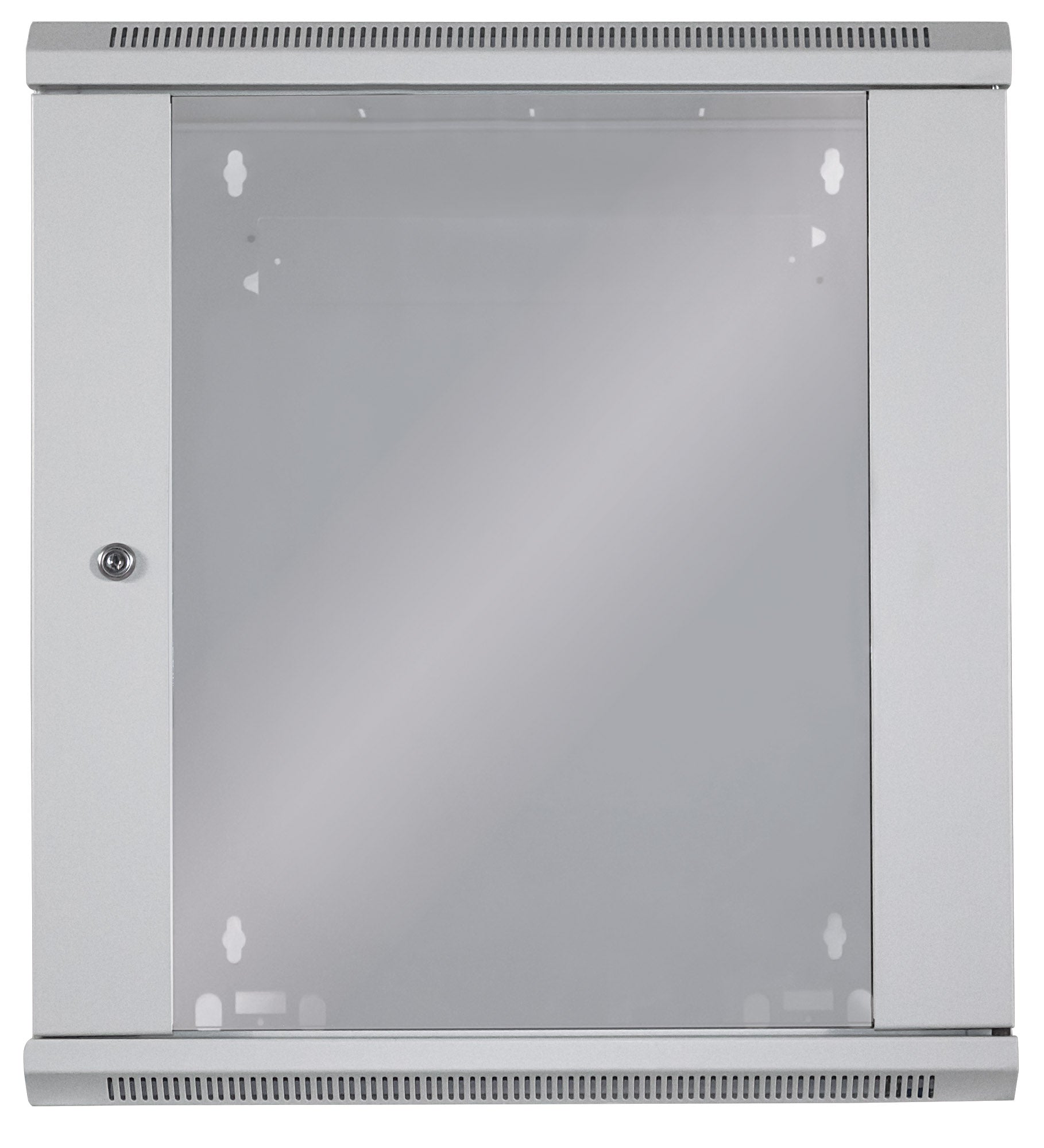 19" Wallmount Cabinet, 12U, 450 mm (17.7 in.) Depth, Gray Image 4