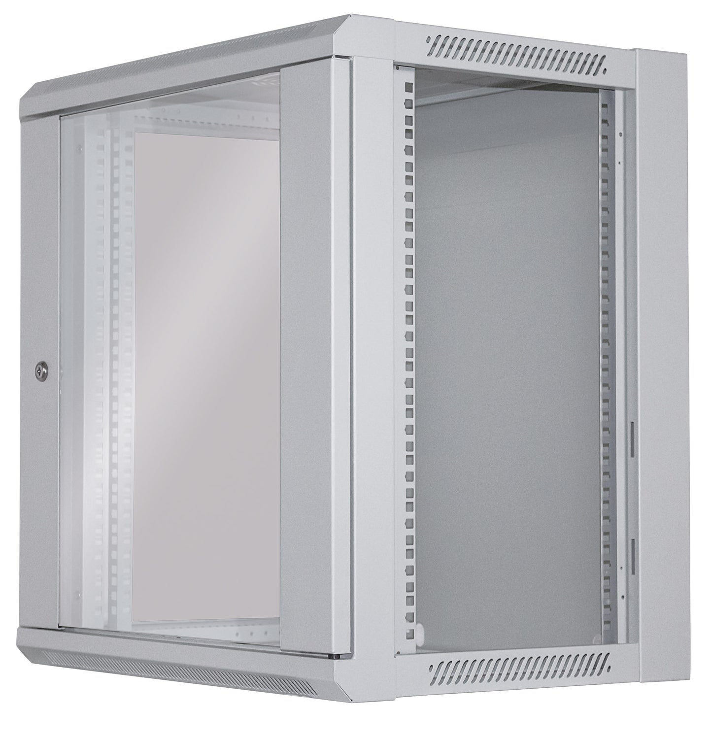 19" Wallmount Cabinet, 12U, 450 mm (17.7 in.) Depth, Gray Image 6