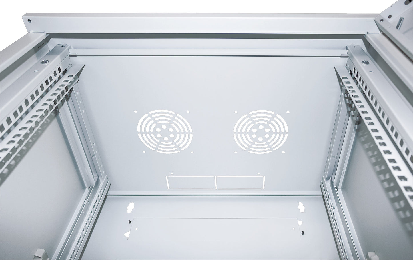 19" Wallmount Cabinet, 12U, 450 mm (17.7 in.) Depth, Gray Image 7