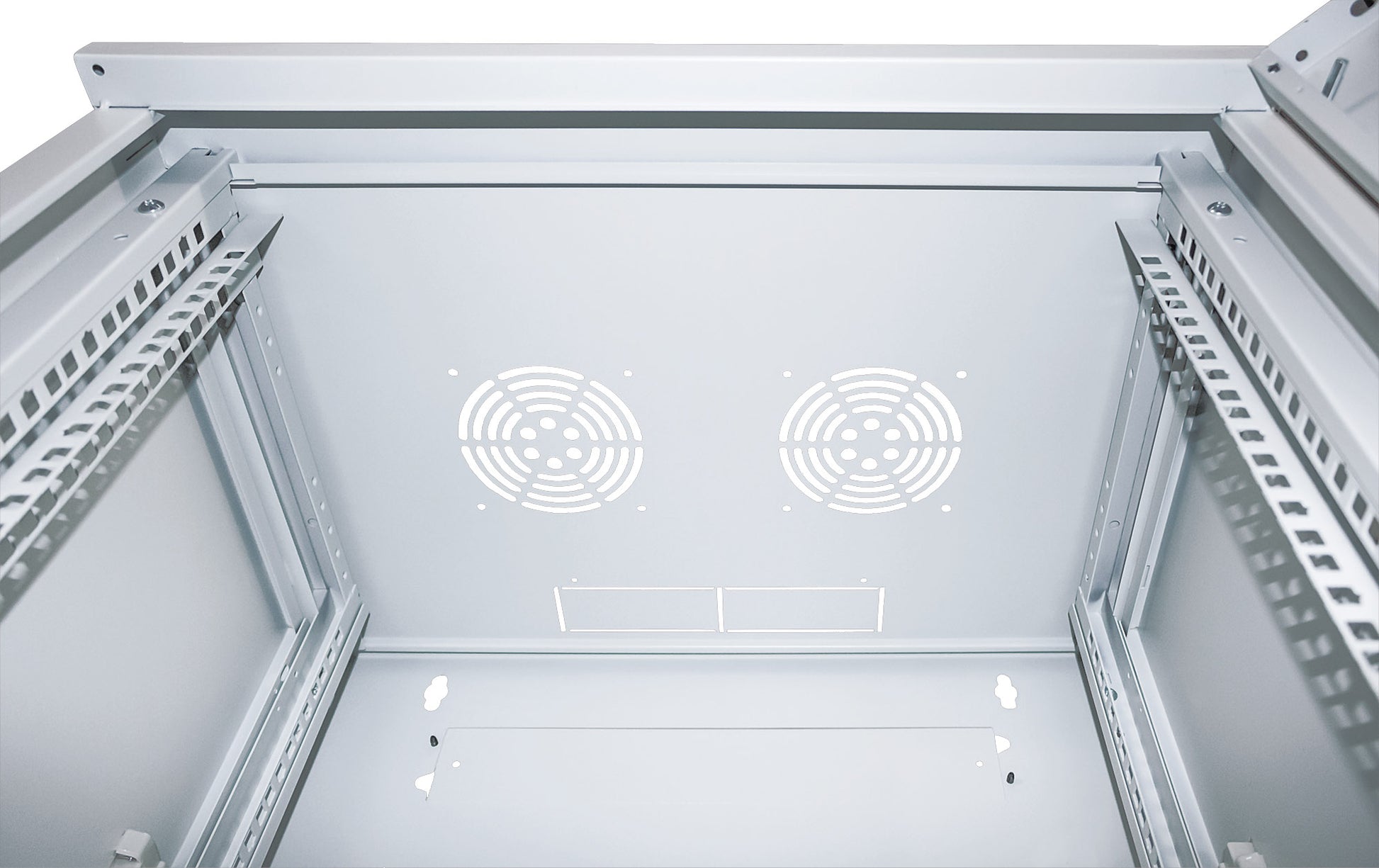 19" Wallmount Cabinet, 12U, 450 mm (17.7 in.) Depth, Gray Image 7