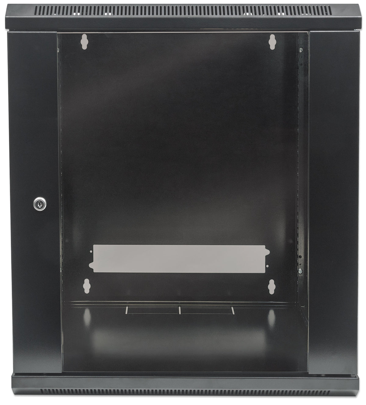 12U 19" Wall Mount Network Cabinet, Standard Line, 600 mm (23.6 in.) Depth, Black Image 4