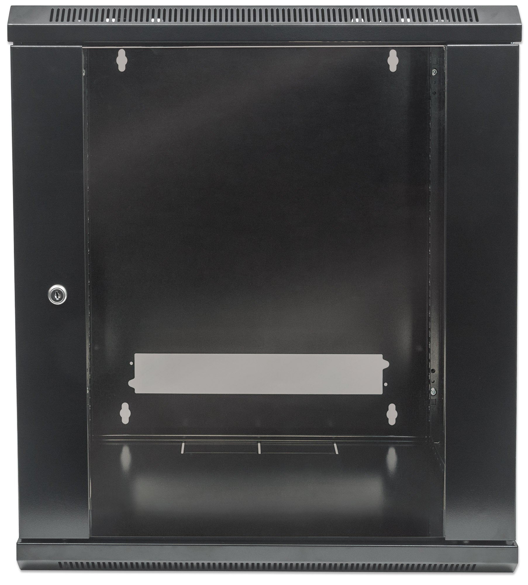 12U Wall Mount Network Cabinet, Standard Line, 600 mm (23.6 in.) Depth, Black Image 4