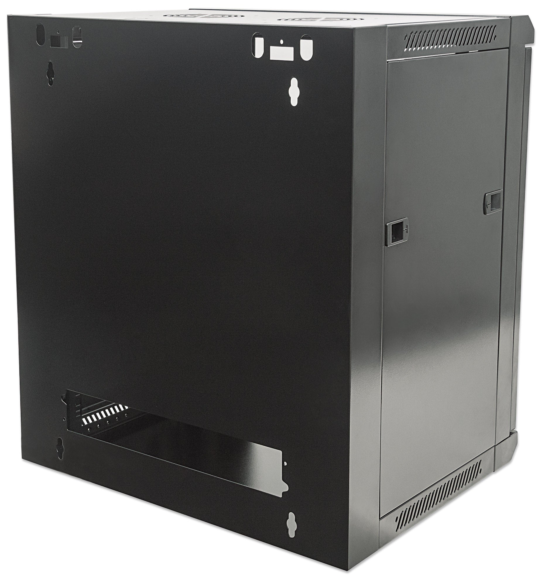 12U Wall Mount Network Cabinet, Standard Line, 600 mm (23.6 in.) Depth, Black Image 6