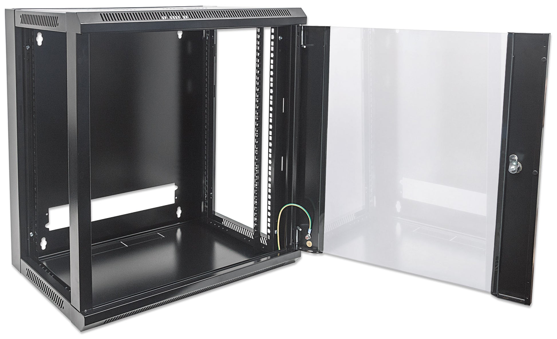 12U Wall Mount Network Cabinet, Standard Line, 600 mm (23.6 in.) Depth, Black Image 8