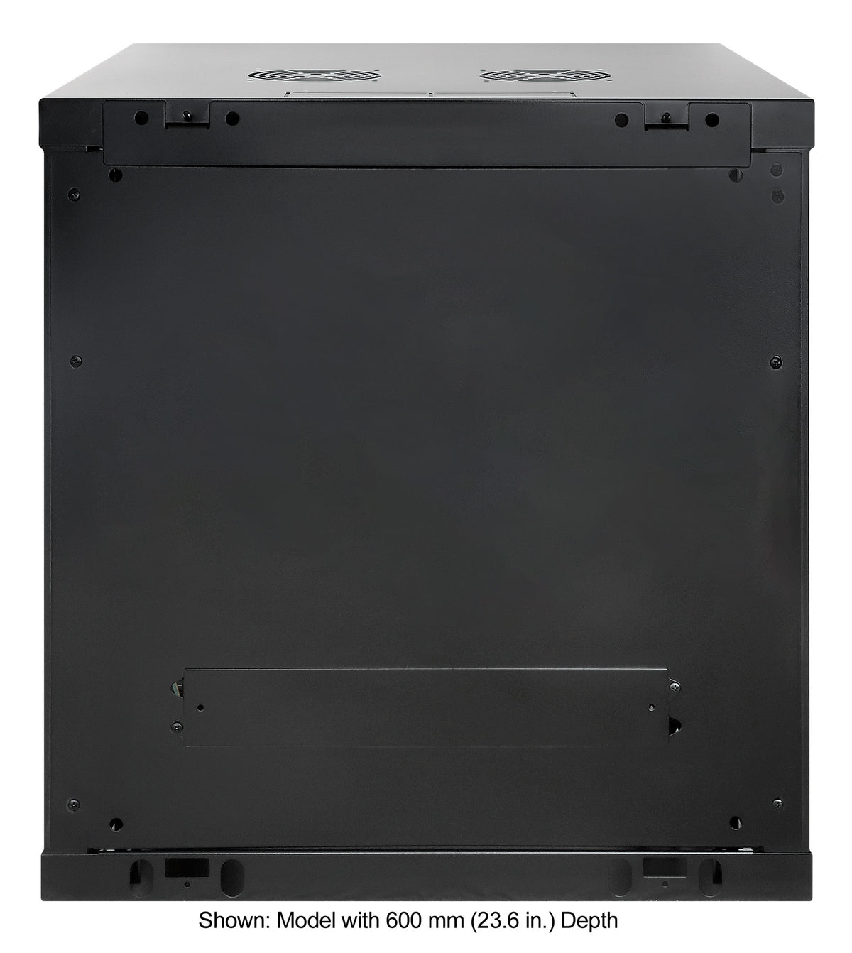12U 19" Wall Mount Network Cabinet, 450 mm (17.7 in.) Depth, Black Image 4