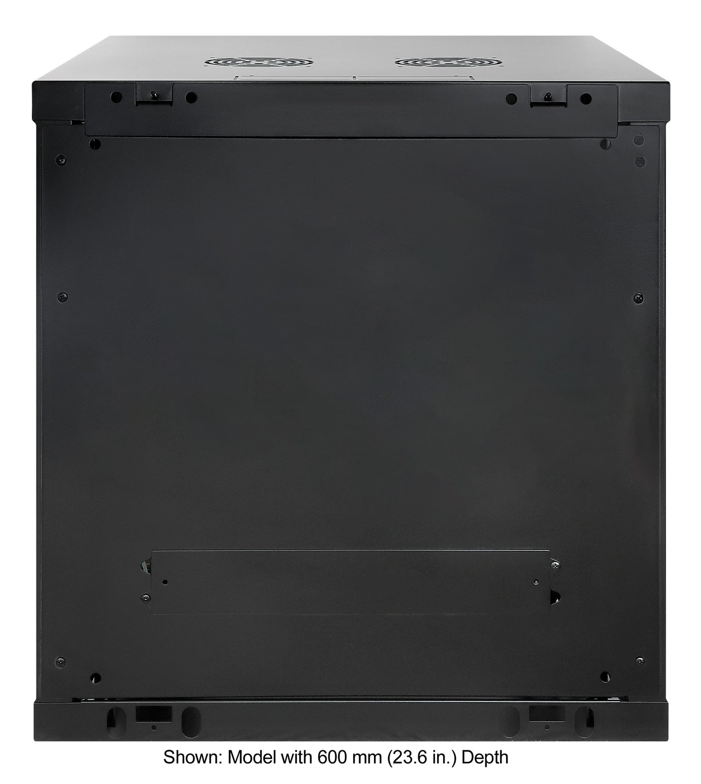 12U 19" Wall Mount Network Cabinet, 450 mm (17.7 in.) Depth, Black Image 4