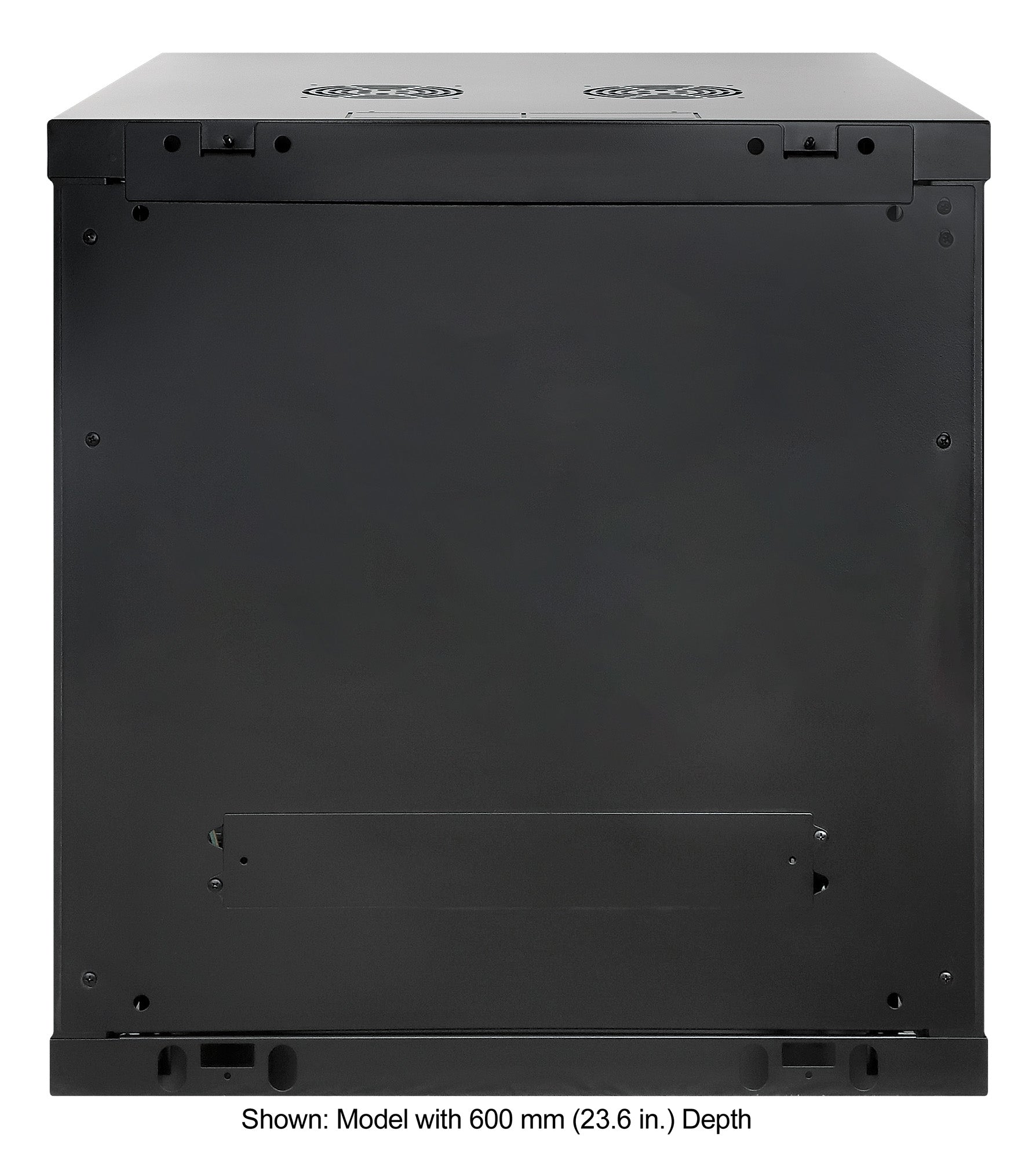 12U 19" Wall Mount Network Cabinet, 450 mm (17.7 in.) Depth, Black Image 4