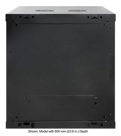 12U 19" Wall Mount Network Cabinet, 450 mm (17.7 in.) Depth, Black Image 4