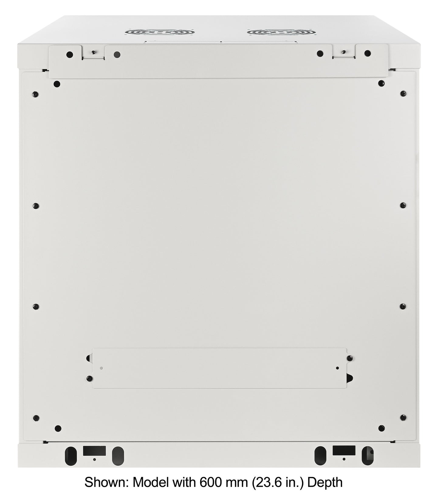 19" Wallmount Cabinet, 12U, 450 mm (17.7 in.) Depth, Gray Image 4
