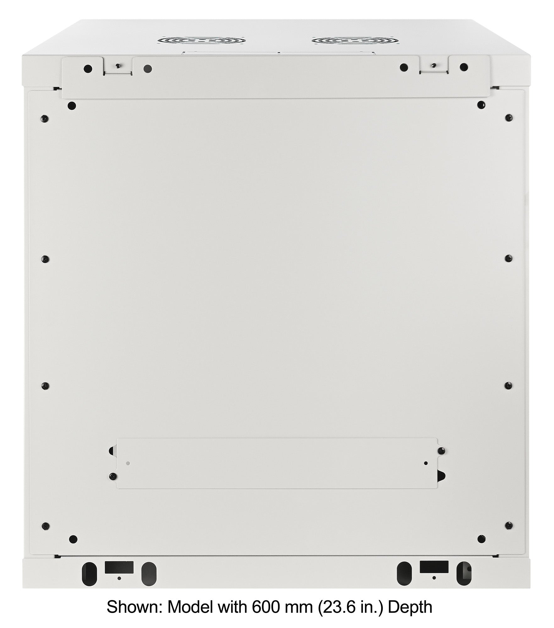 19" Wallmount Cabinet, 12U, 450 mm (17.7 in.) Depth, Gray Image 4