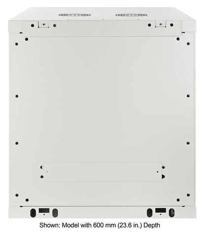 19" Wallmount Cabinet, 12U, 450 mm (17.7 in.) Depth, Gray Image 4