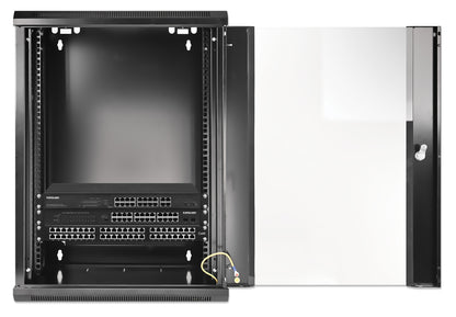 19" Wallmount Cabinet, 15U, 450 mm (17.7 in.) Depth, Black Image 7
