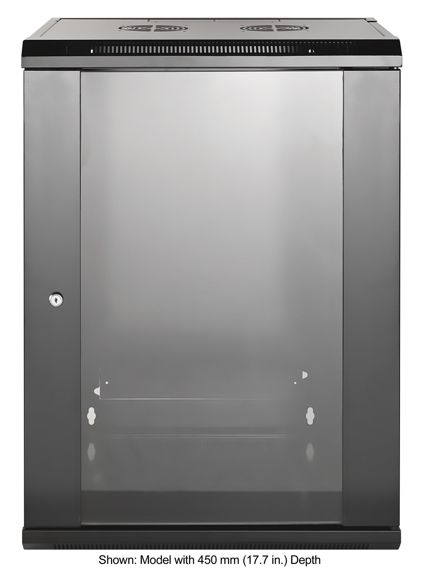 19" Wallmount Cabinet, 15U, 600 mm (23.6 in.) Depth, Black Image 4