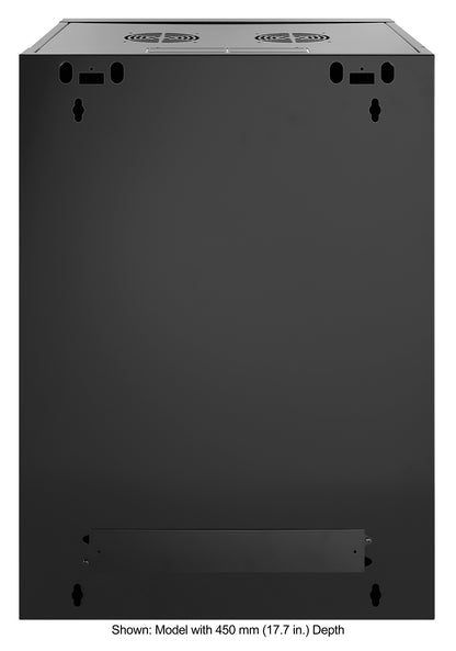 19" Wallmount Cabinet, 15U, 600 mm (23.6 in.) Depth, Black Image 5