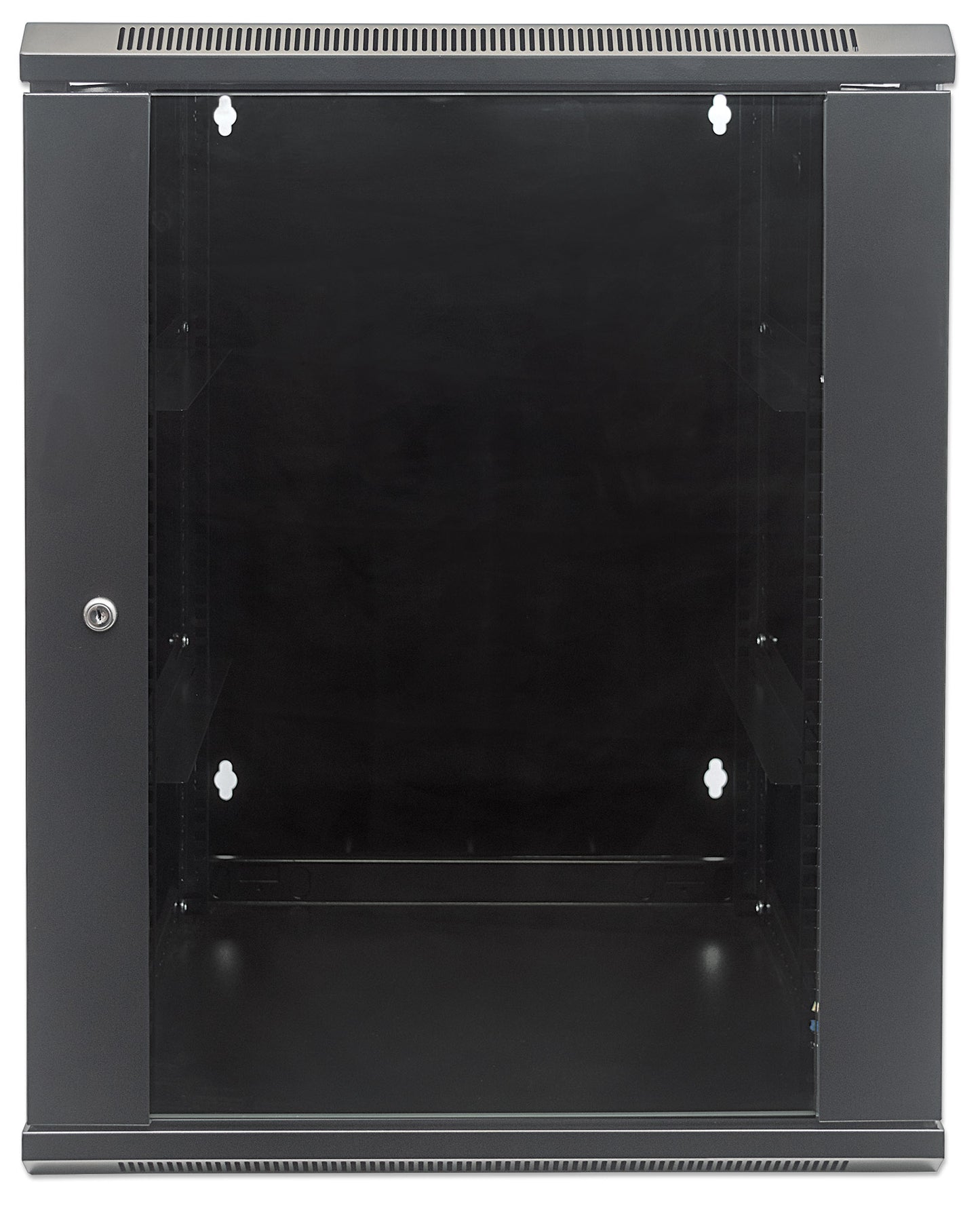 15U 19" Swing Out Wall Mount Network Cabinet, 550 mm (21.7 in.) Depth, Black Image 3