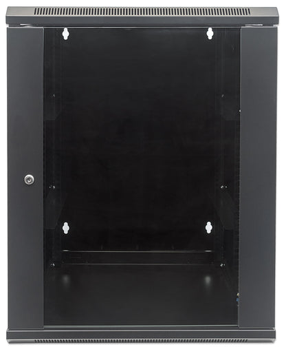 15U 19" Swing Out Wall Mount Network Cabinet, 550 mm (21.7 in.) Depth, Black Image 3