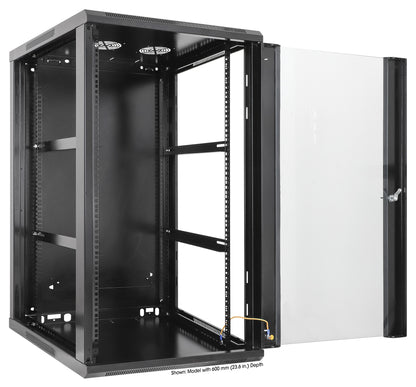 19" Wallmount Cabinet, 20U, 450 mm (17.7 in.) Depth, Black Image 6