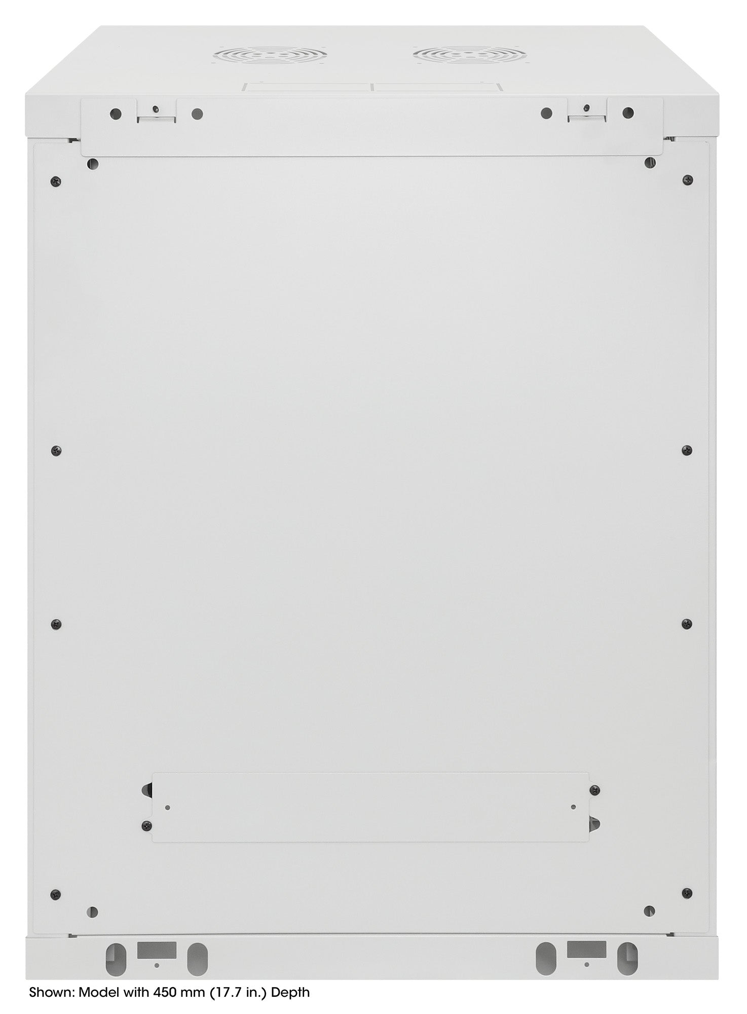 19" Wallmount Cabinet, 20U, 600 mm (23.6 in.) Depth, Gray Image 4