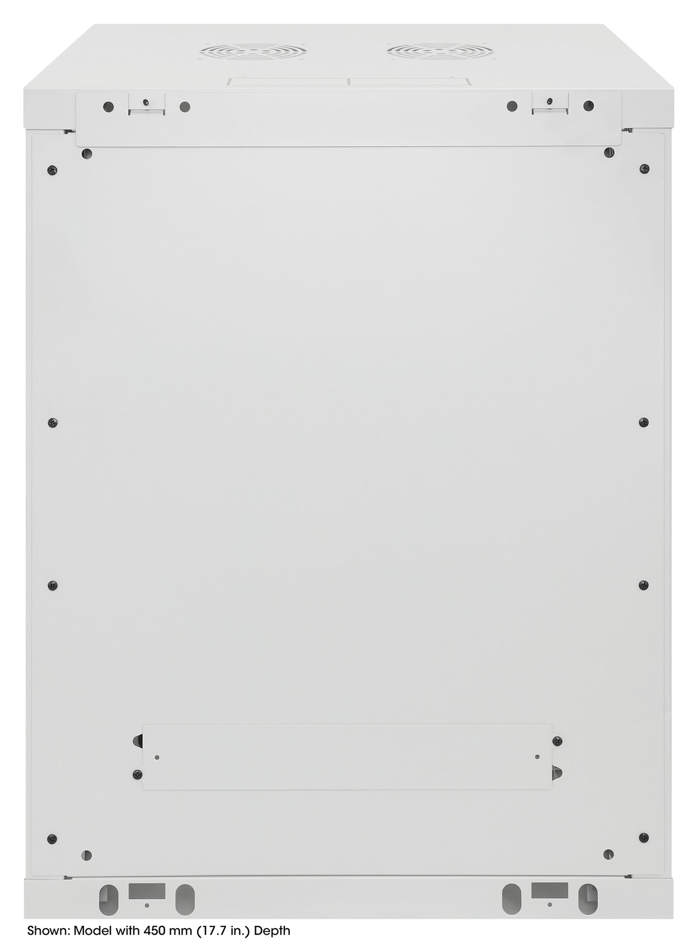 20U 19" Wall Mount Network Cabinet, 600 mm (23.6 in.) Depth, Gray Image 4
