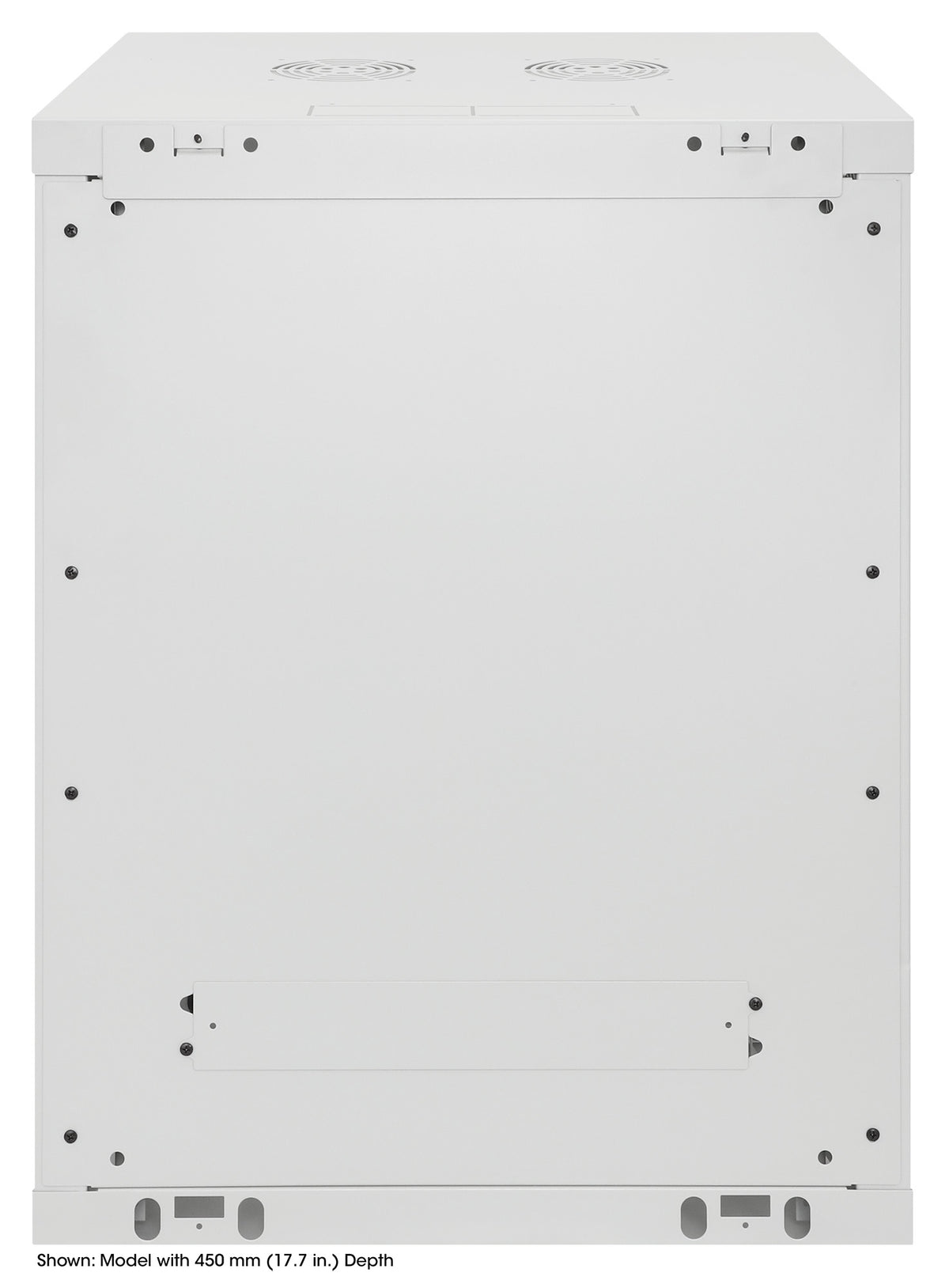 20U 19" Wall Mount Network Cabinet, 600 mm (23.6 in.) Depth, Gray Image 4