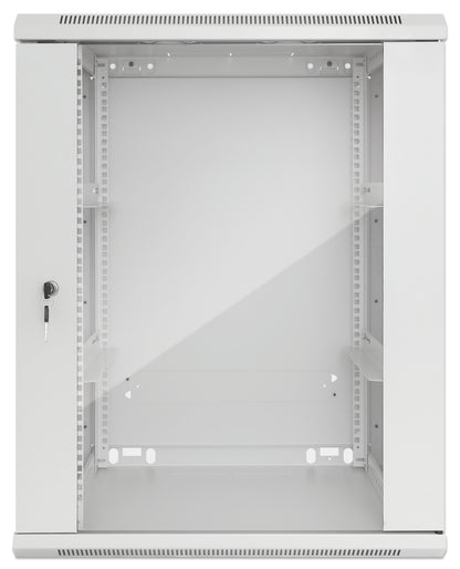 19" Wallmount Cabinet, 20U, 450 mm (17.7 in.) Depth, Gray Image 3