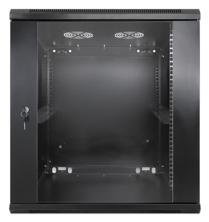 19" Wallmount Cabinet, 12U, 600 mm (23.6 in.) Depth, Black Image 3