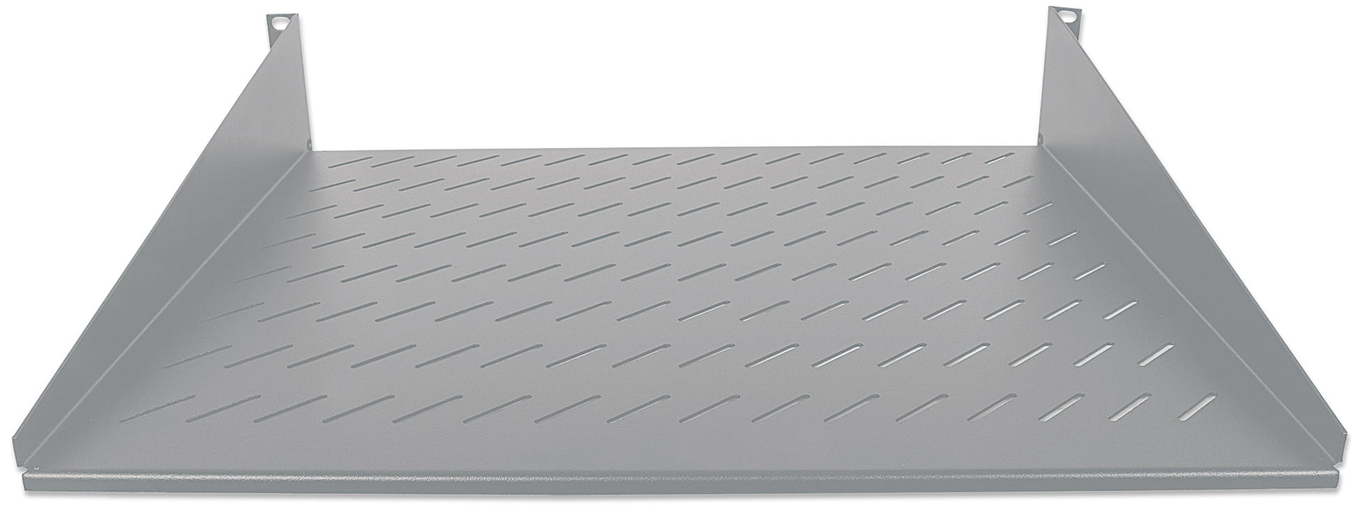 19" Cantilever Shelf, 2U, 250 mm (9.8 in.) Depth, Gray Image 3
