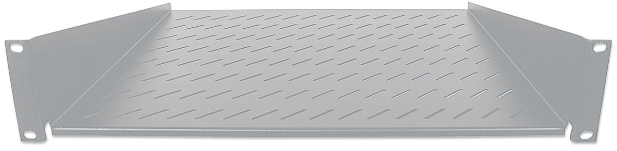 19" Cantilever Shelf, 2U, 250 mm (9.8 in.) Depth, Gray Image 4