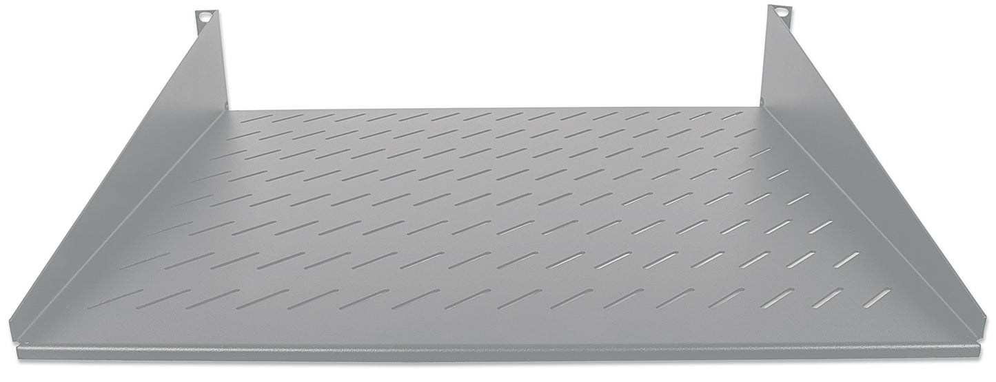 19" Cantilever Shelf, 2U, 400 mm (15.8 in.) Depth, Gray Image 3