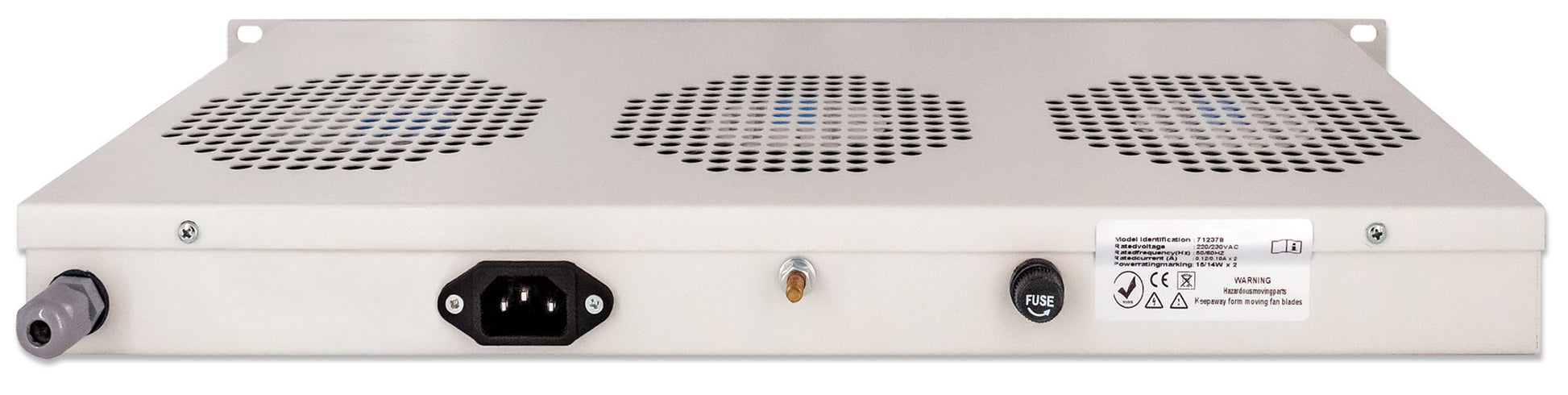3-Fan Ventilation Unit for 19" Racks Image 4
