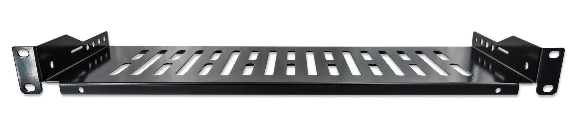 19" Cantilever Shelf, 1U, 150 mm (9.8 in.) Depth, Black Image 3